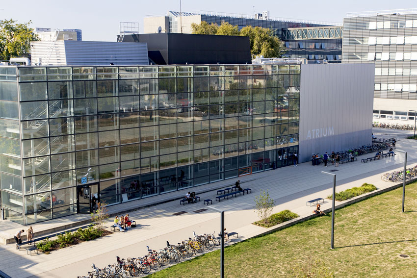 Photo du bâtiment de l'Atrium sur le campus de l'Esplanade