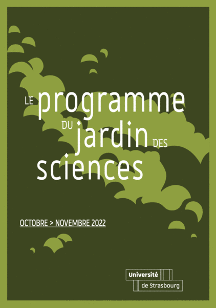 Couverture du programme du Jardin des sciences